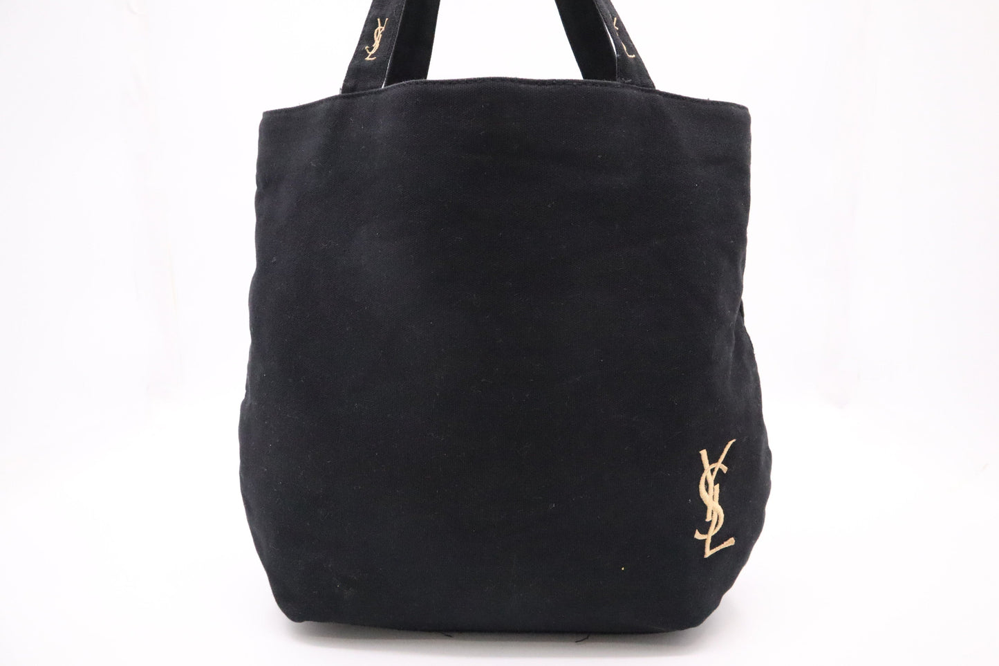 YSL Saint Laurent Tote In Canvas Black Tote Bag