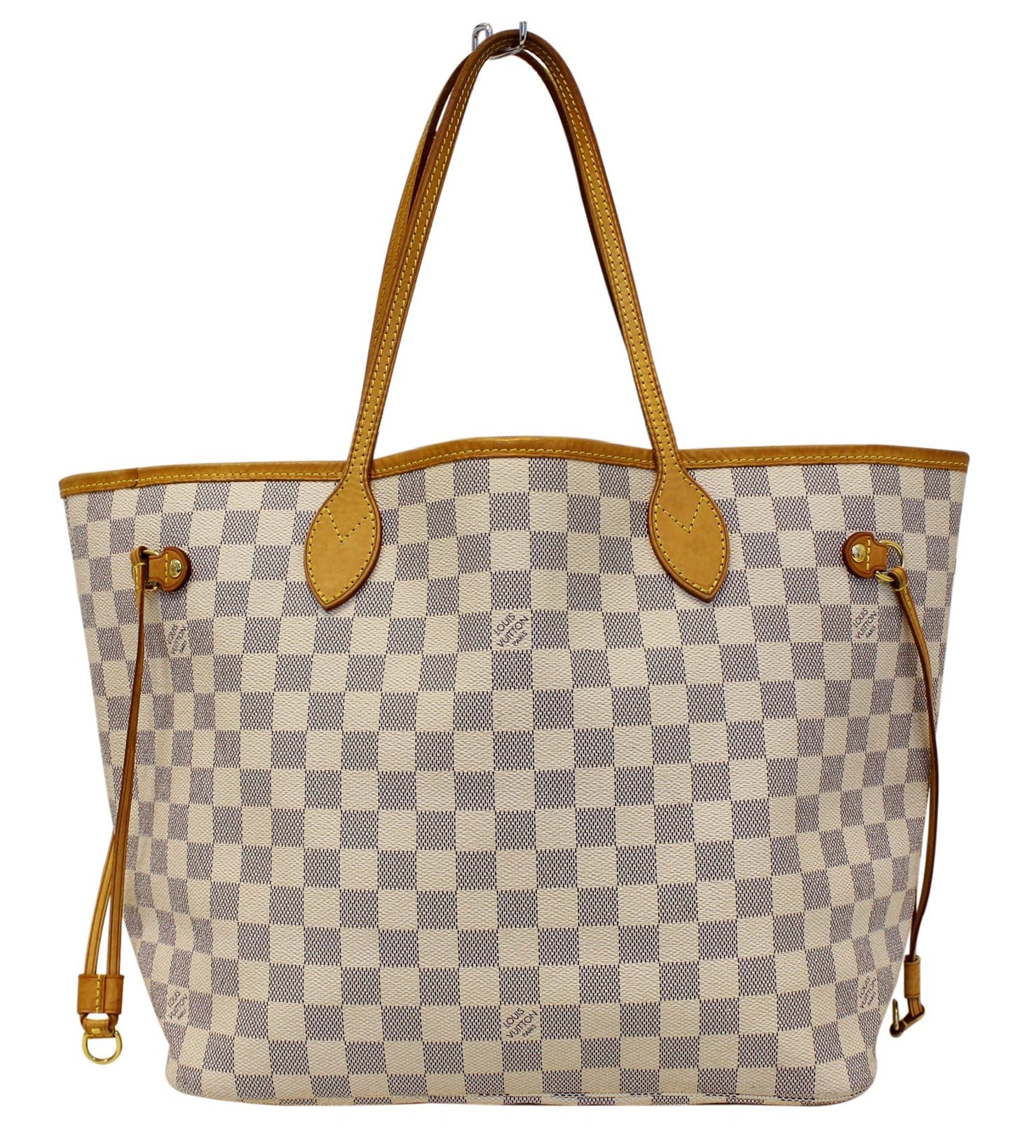 Louis Damier Azur Neverfull Mm Tote Shoulder Shoulder Bag