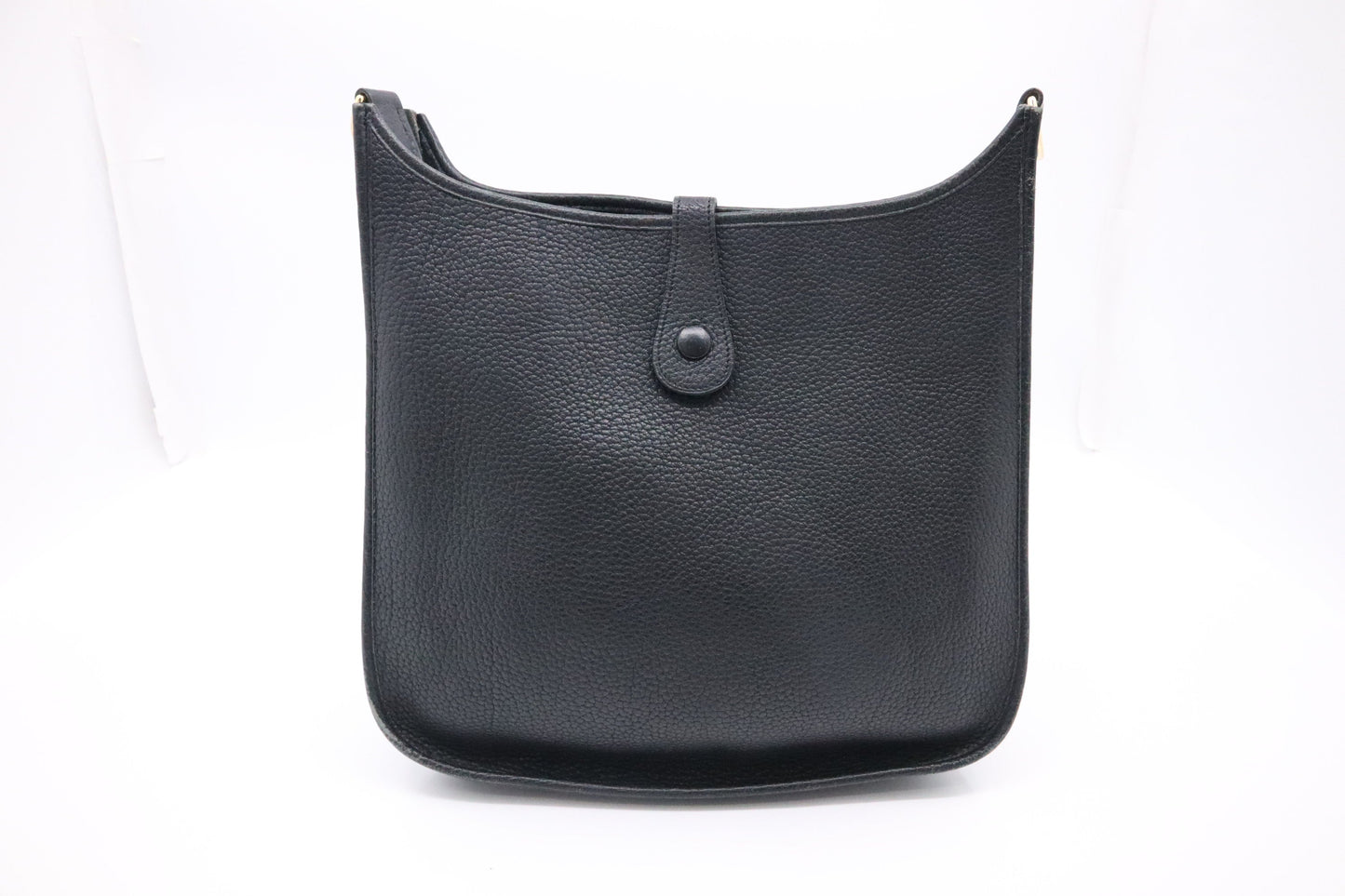 Hermes Evelyne Gm In Handbag Leather Black Travel Bag
