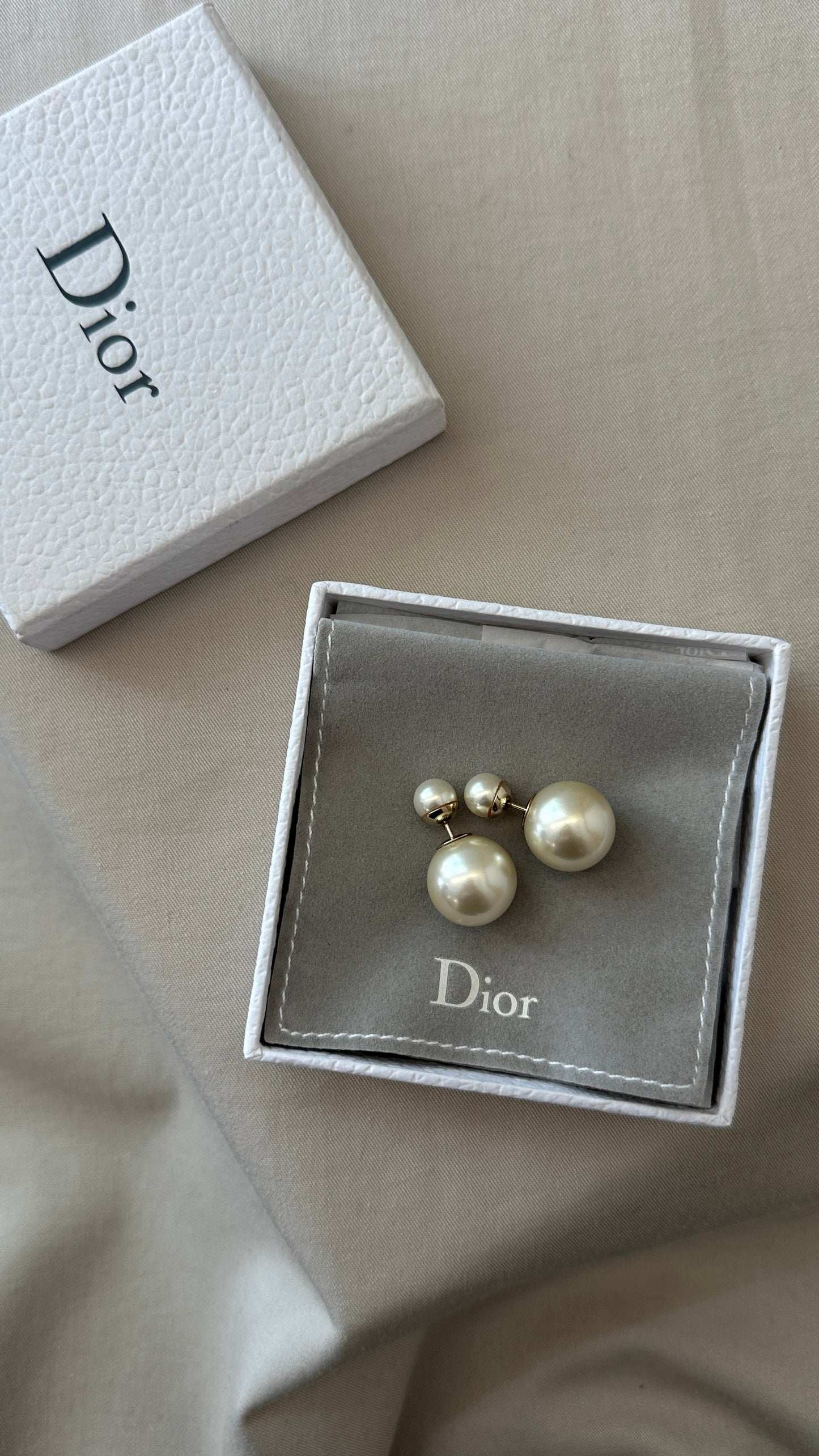 Dior Tribale Earrings Pearl Jewelry