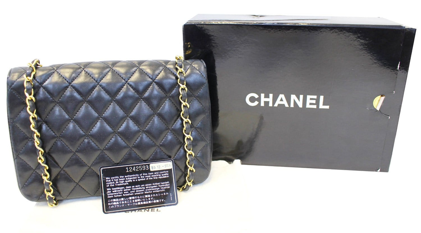 Chanel Shoulder Classic Flap Bag Leather Quilted Shoulder Bag