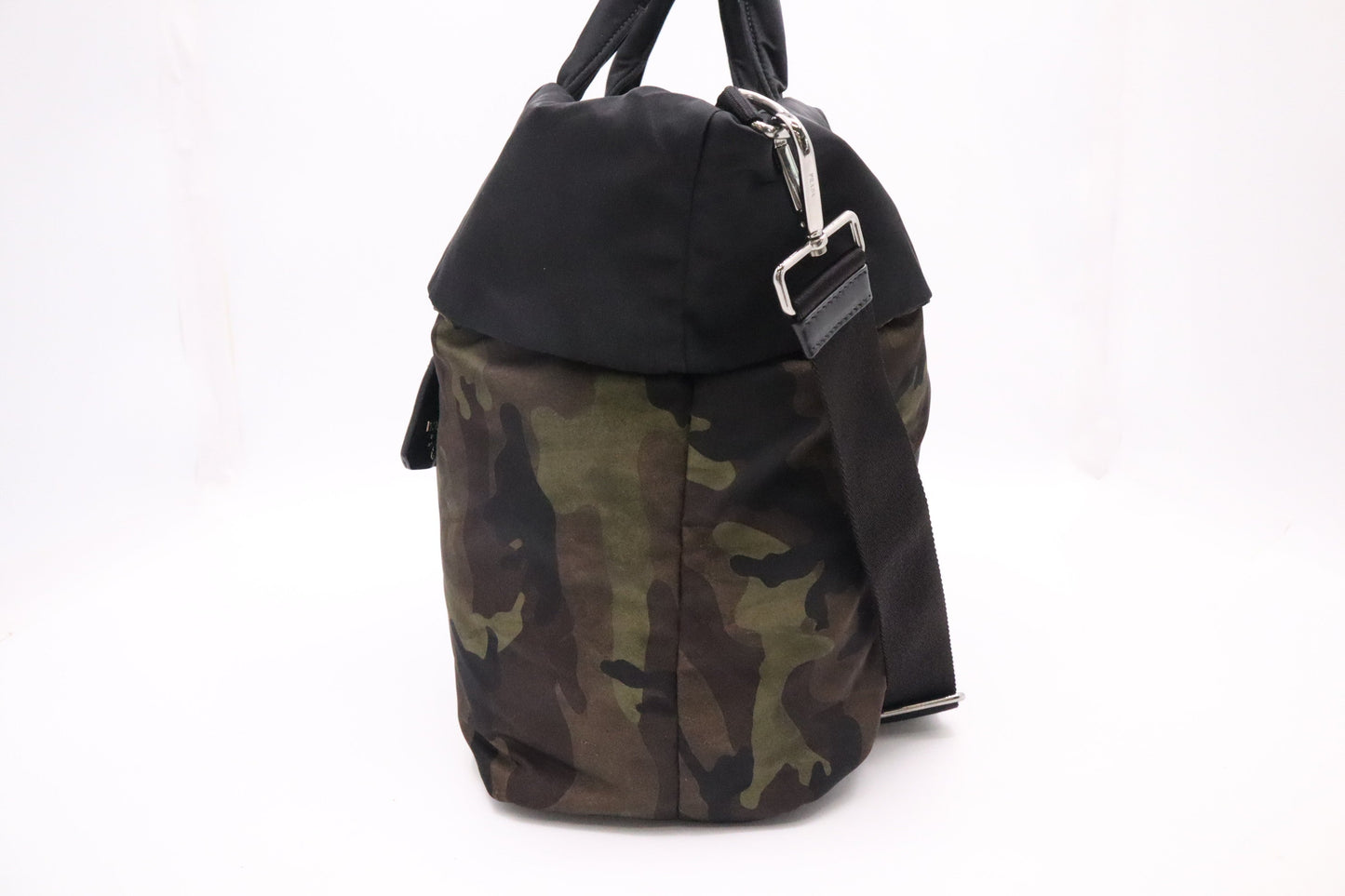 Prada Reversible Tote In Camouflage Handbag Canvas Nylon Tote Bag