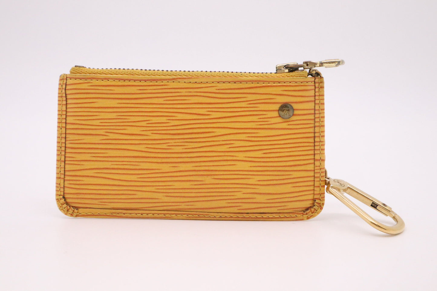 Louis Vuitton Cles Epi Leather Orange Handbag