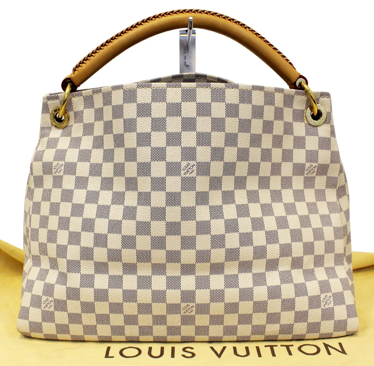 Louis Damier Azur Artsy Mm Shoulder Tote Shoulder Bag