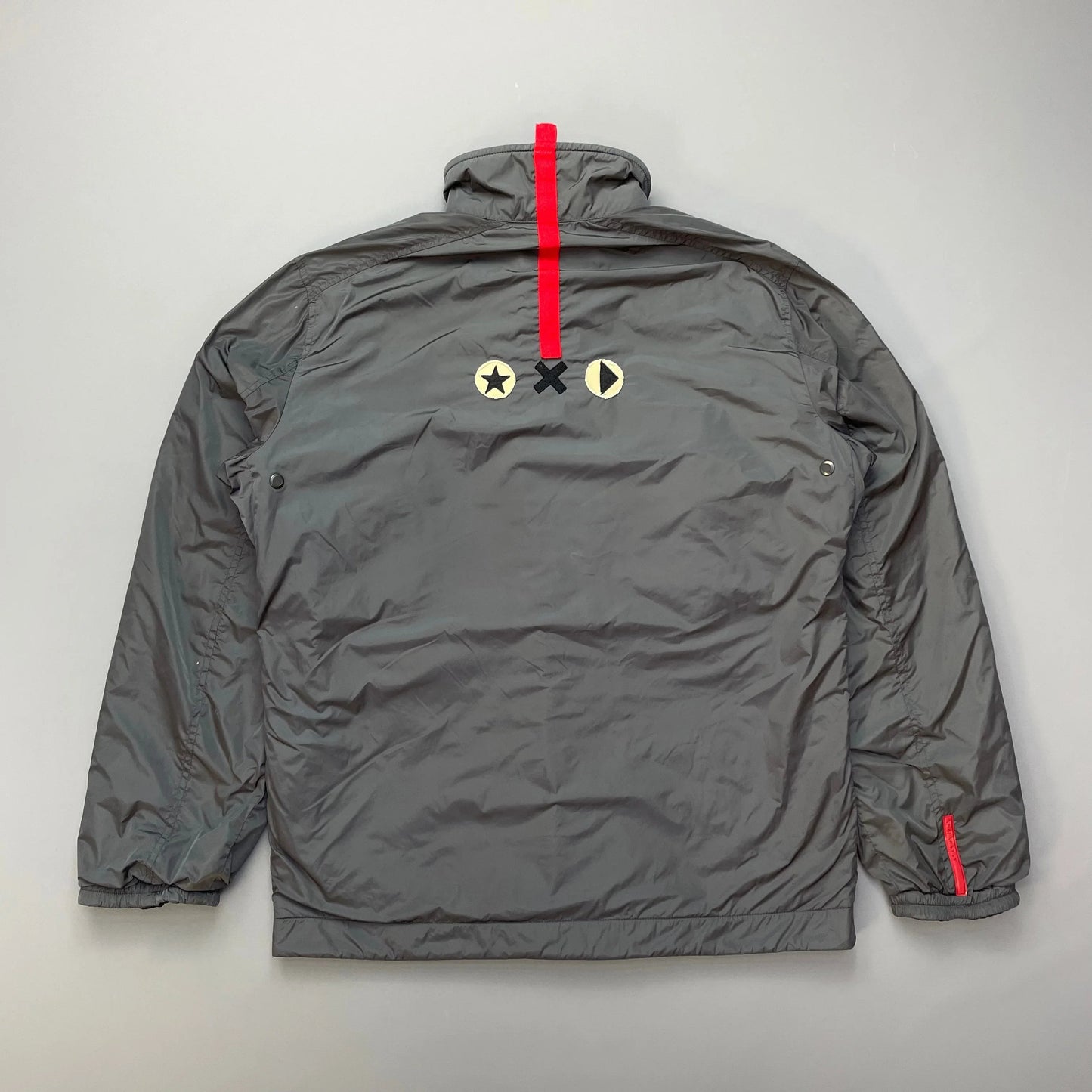 Prada Handbag Sport Reversible Fleece Jacket Nylon