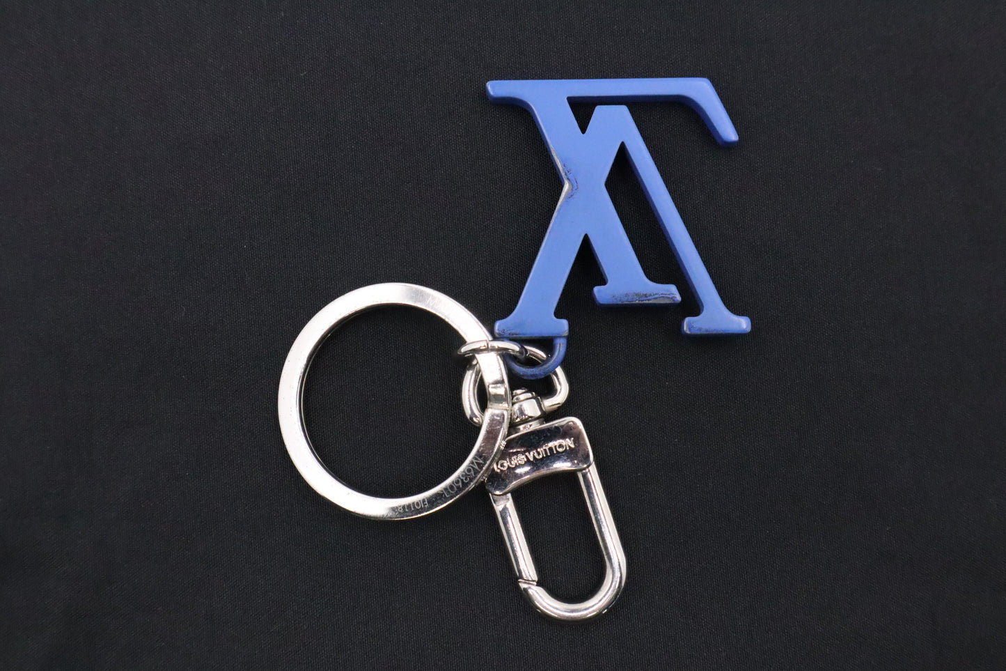 Louis Vuitton Porte Cles Chromatic Charm Blue Key Chain
