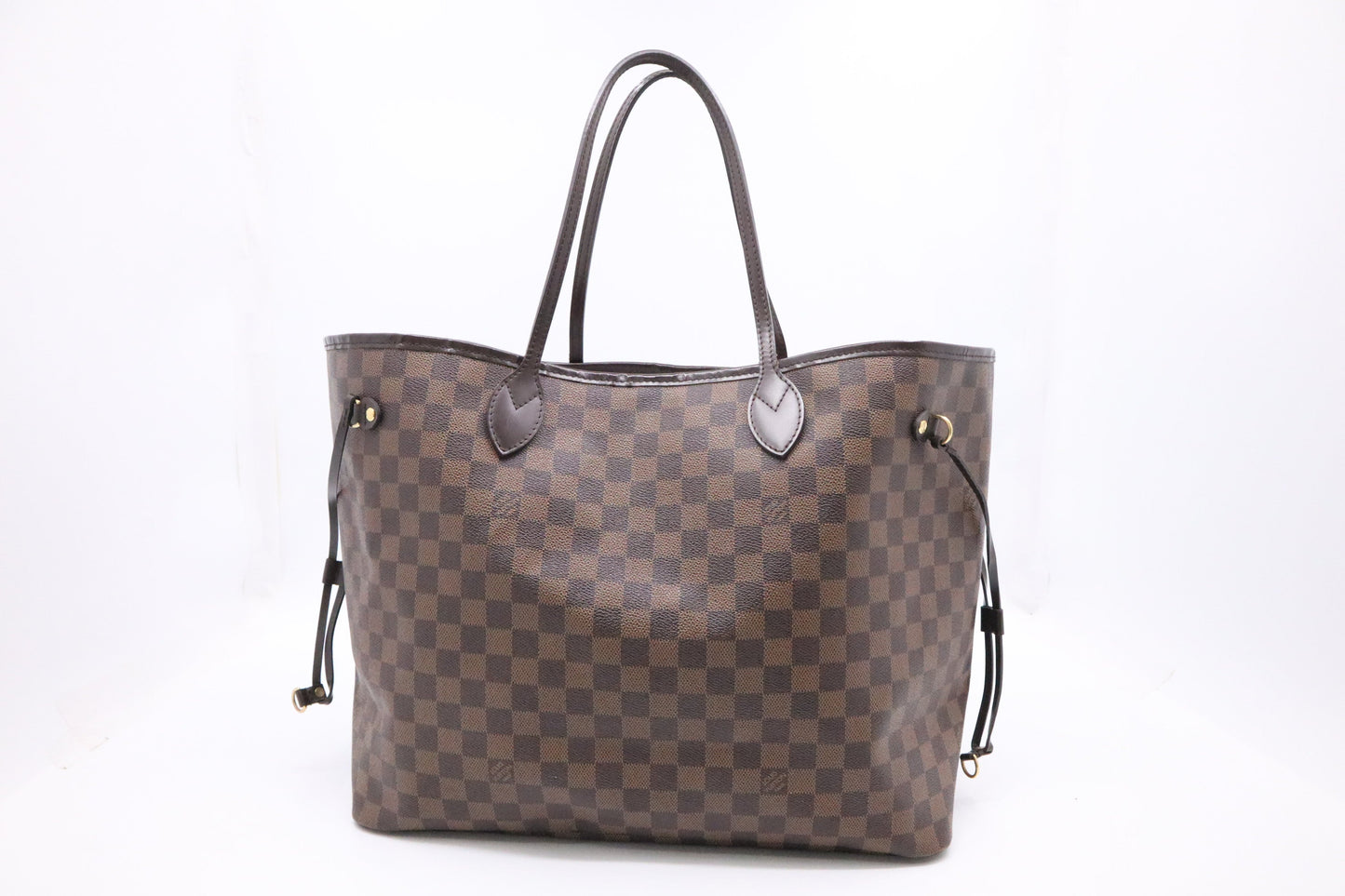 Louis Vuitton Neverfull GM Ebene Damier Canvas Tote Bag Damier Ebene