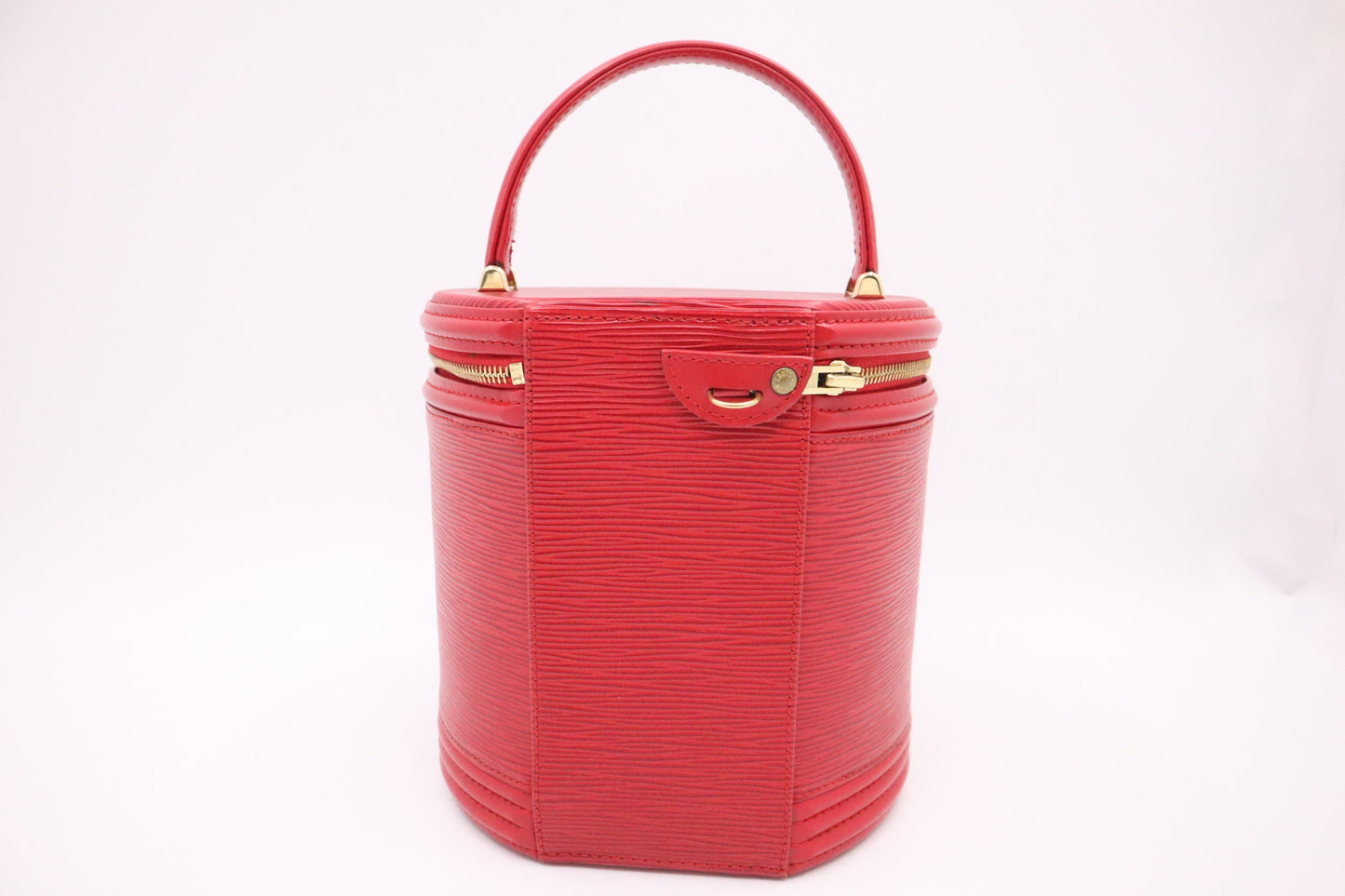Louis Vuitton Cannes Epi Leather Red Handbag