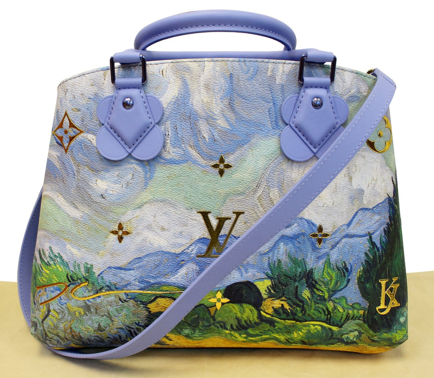 LV Louis Montaigne Mm Van Gogh Masters Shoulder Bag