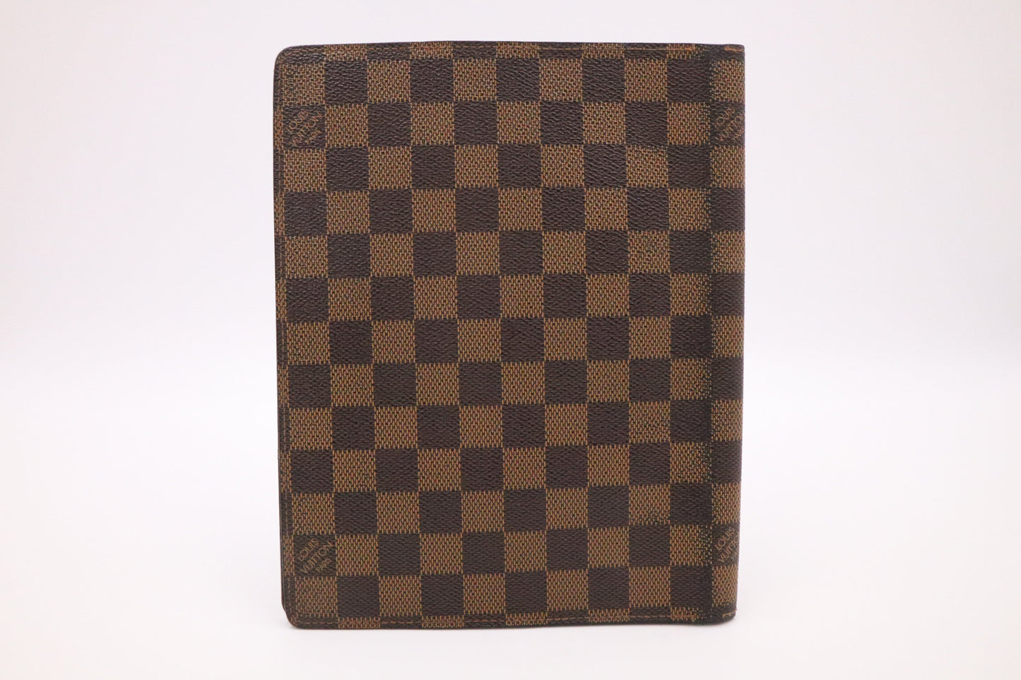 Louis Vuitton Bureau Agenda MM Ebene Damier Canvas Handbag