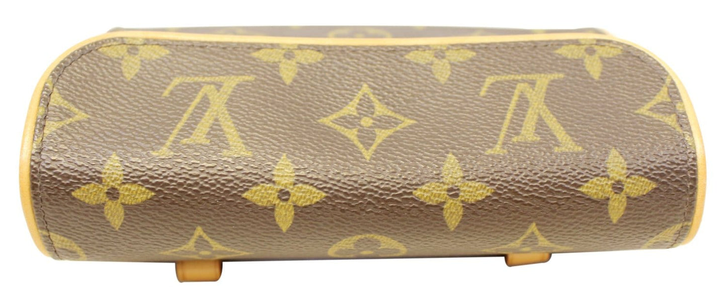 Louis Pochette Florentine Waist Bag Canvas Monogram Crossbody Bag