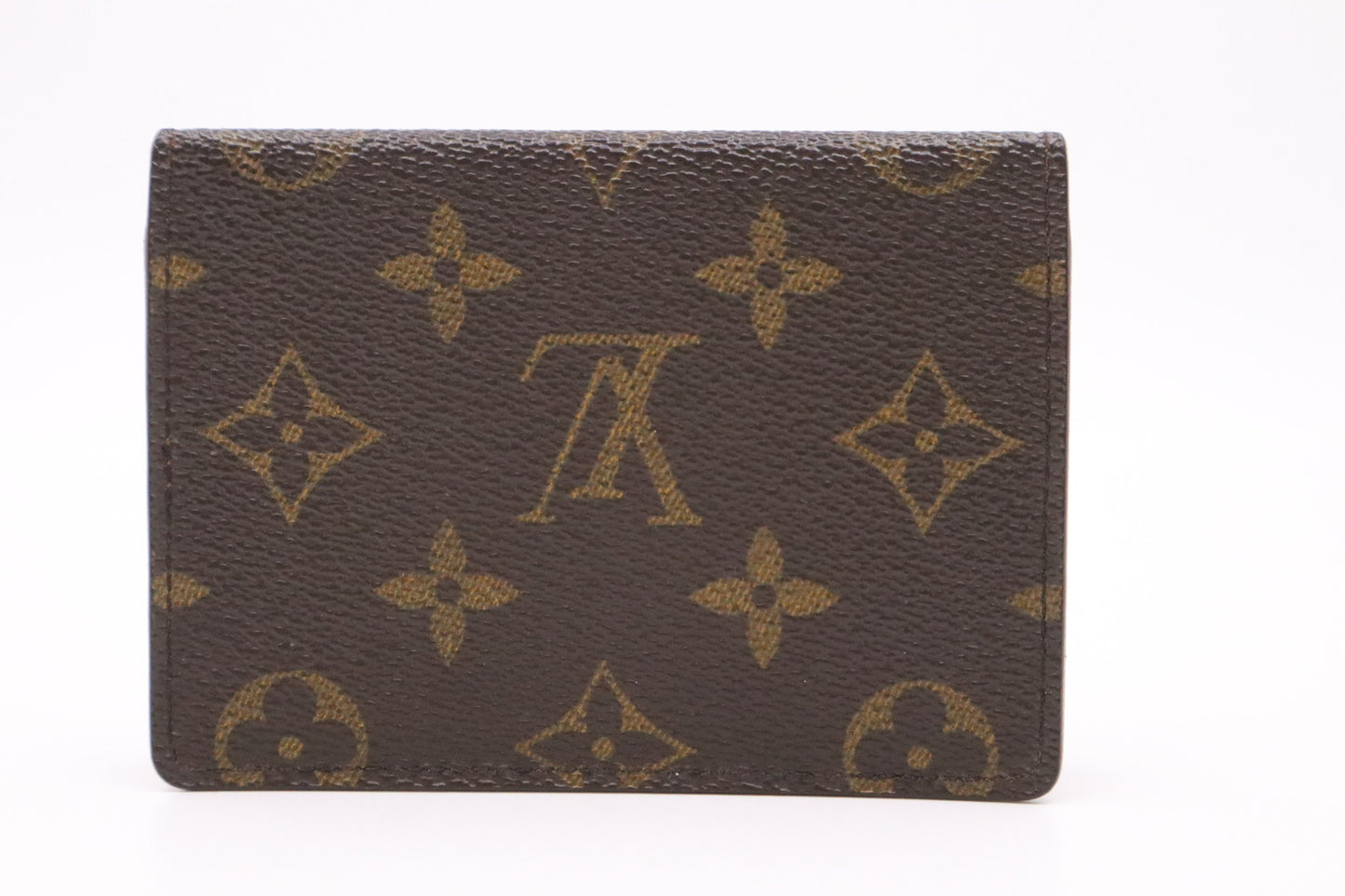 Louis Vuitton Card Monogram Canvas Wallet Case Canvas 1