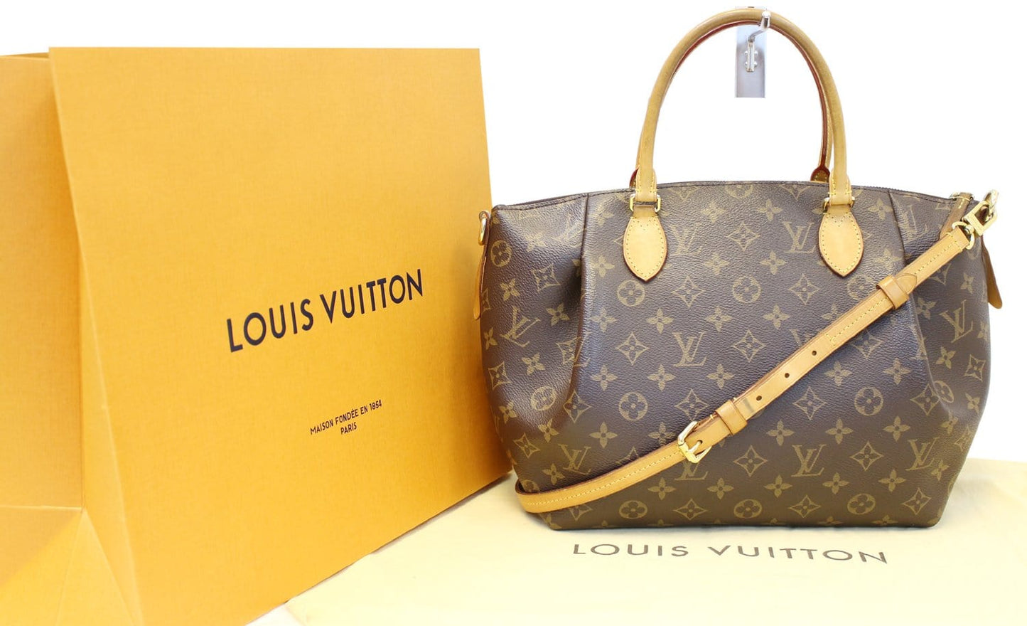 Louis Turenne Mm Way Shoulder Handbag Canvas Monogram Shoulder Bag