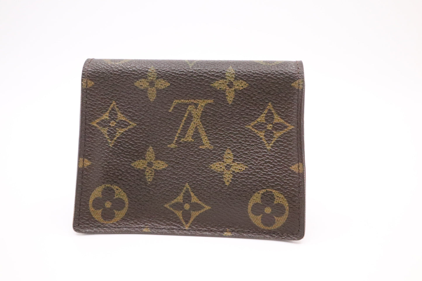 Louis Vuitton Card Monogram Canvas Wallet Case Canvas 5