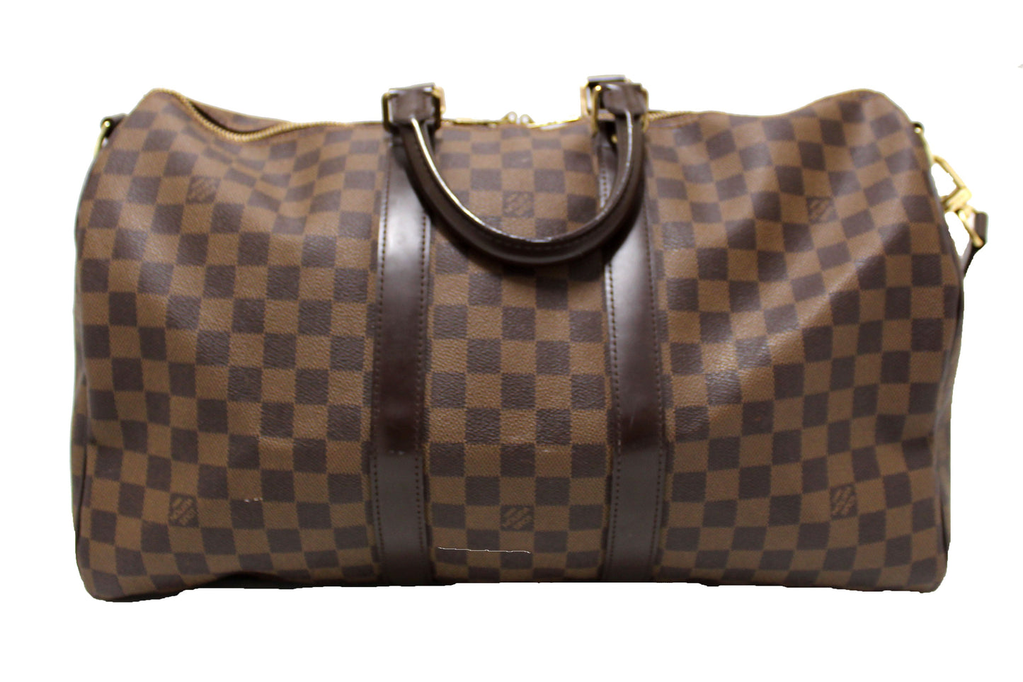 Louis Vuitton Damier Ebene Keepall Bandouliere 45 Travel Bag