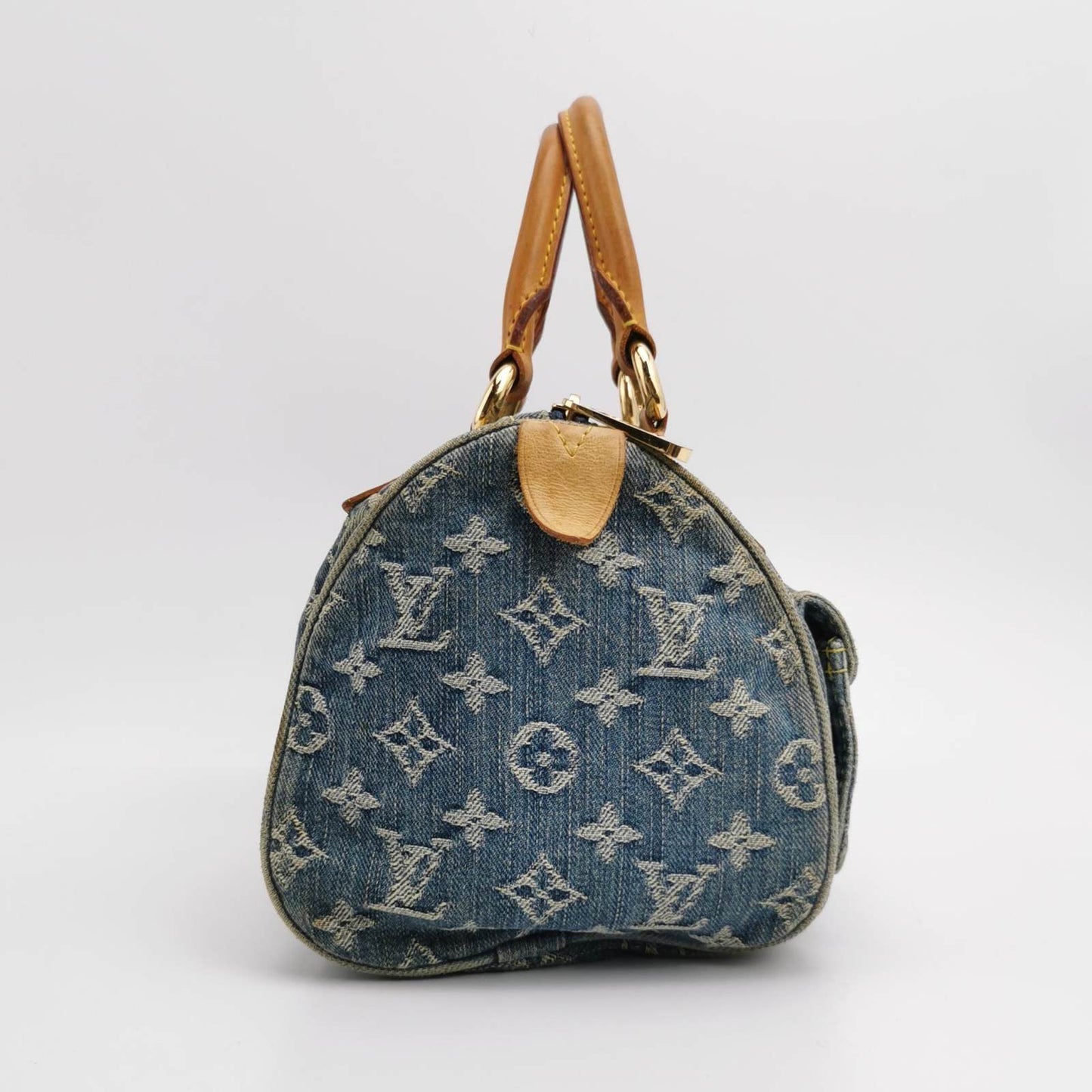 Louis Vuitton Denim Neo Speedy Boston Travel Bag