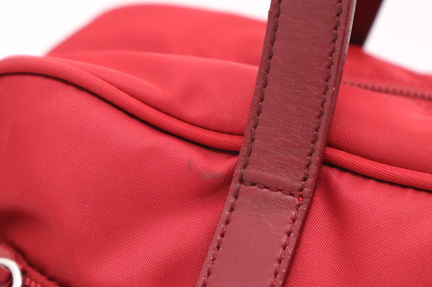 Prada Handbag In Canvas Nylon Travel Bag