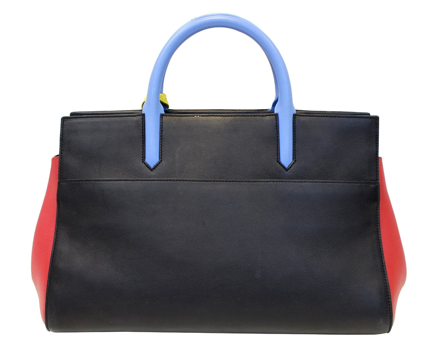 YSL Saint Laurent Yves Calfskin Cabas Rive Gauche Satchel Bag Small