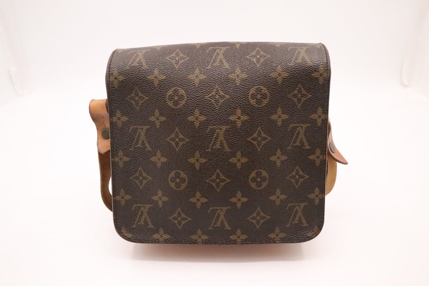 Louis Vuitton Cartouchiere MM Monogram Canvas Handbag Monogram Canvas
