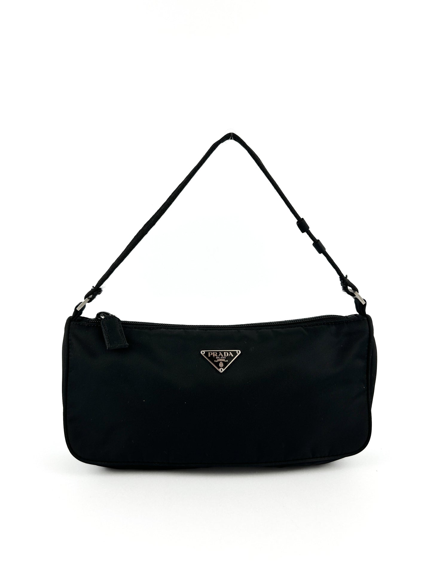 Prada Shoulder Bag Milano Nylon Black