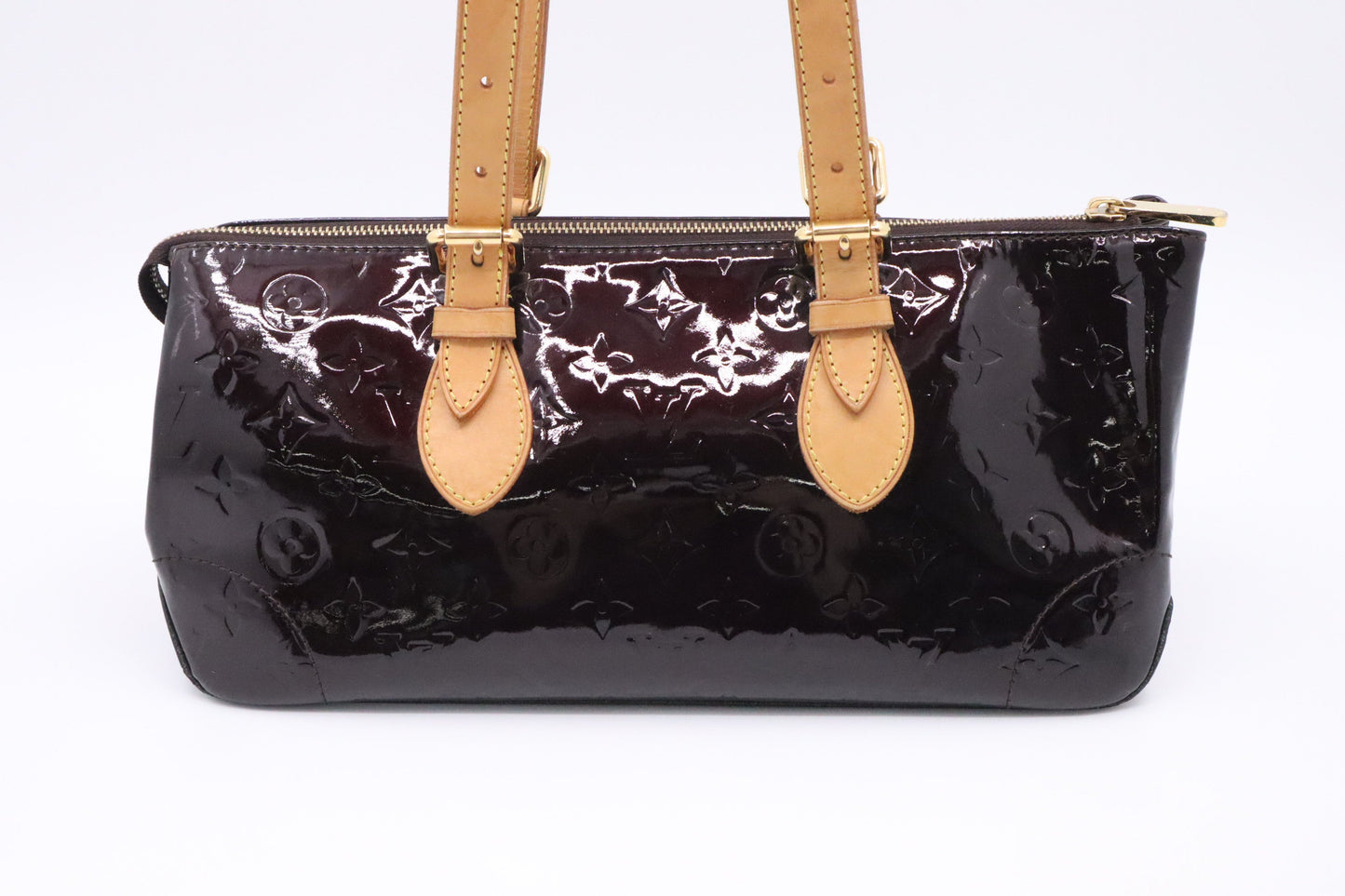 Louis Vuitton Rosewood Avenue Amarante Leather Vernis Handbag