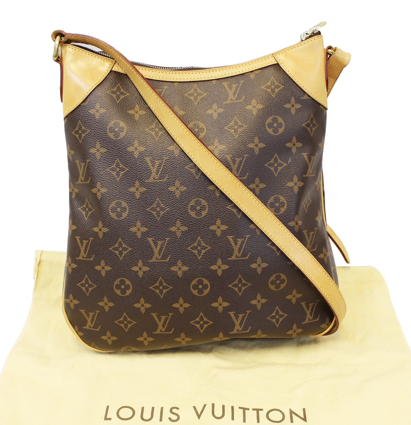 Louis Odeon Mm Shoulder Bag Canvas Monogram