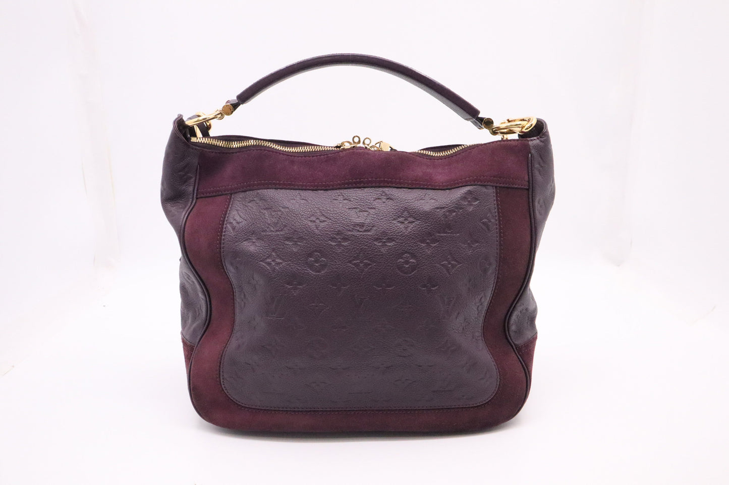 Louis Vuitton Audacie Purple Empreinte Leather Handbag