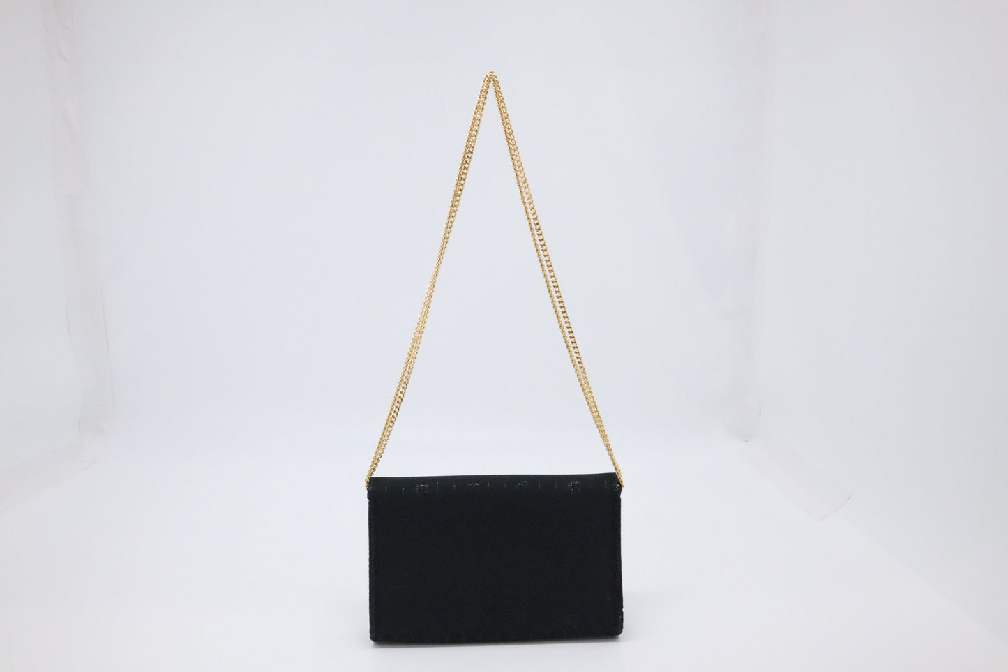 Dior Trotter Shoulder Bag In Canvas Black