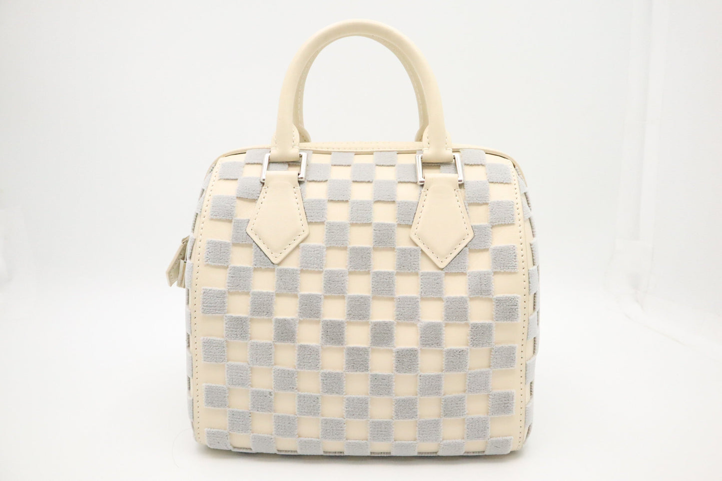 Louis Vuitton Speedy Cube Cubic Leather Damier Handbag