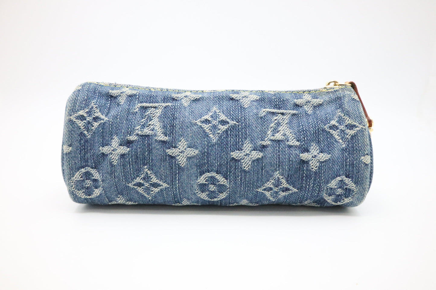 Louis Vuitton Speedy Trousse Denim Monogram Handbag