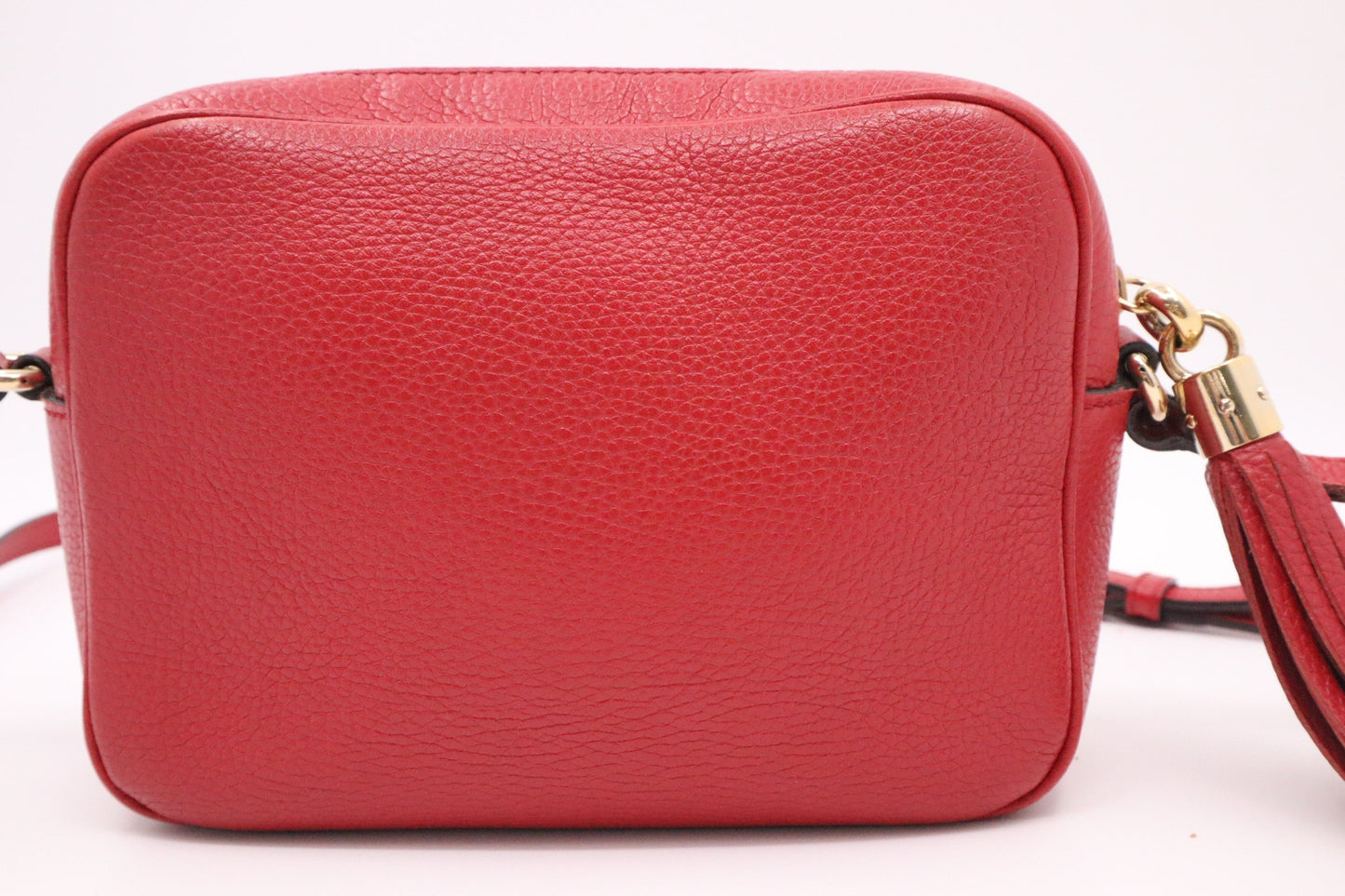 Gucci Soho Disco Leather Red Crossbody Bag
