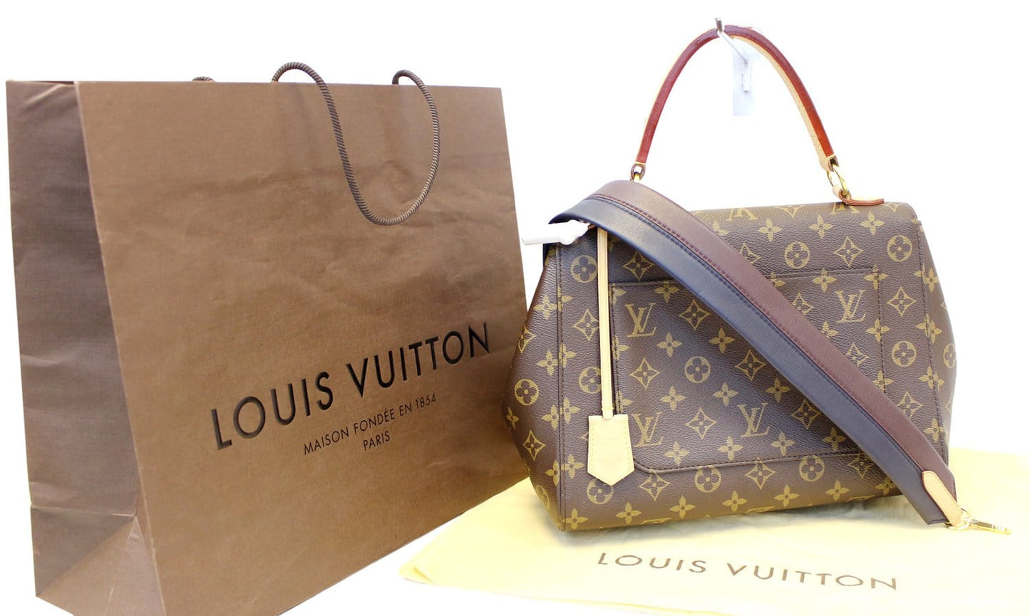 Louis Cluny Mm Shoulder Bag Canvas Monogram