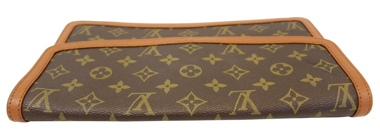 Louis Pochette Dame Gm Clutch Canvas Monogram Clutch Bag
