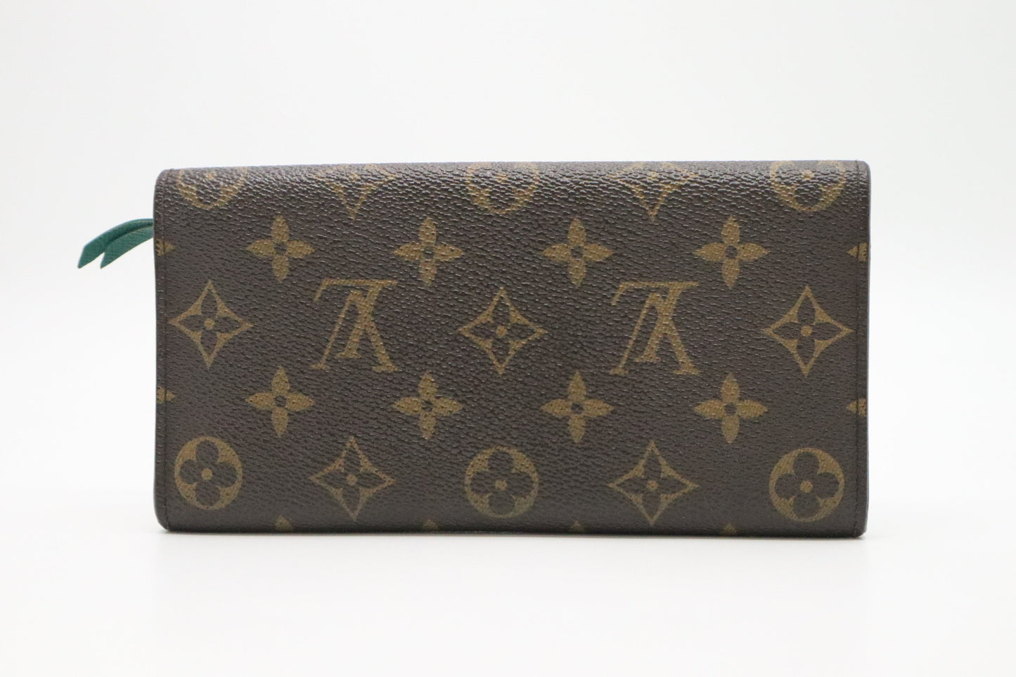 Louis Vuitton Emilie Long Monogram Canvas Green Wallet Case