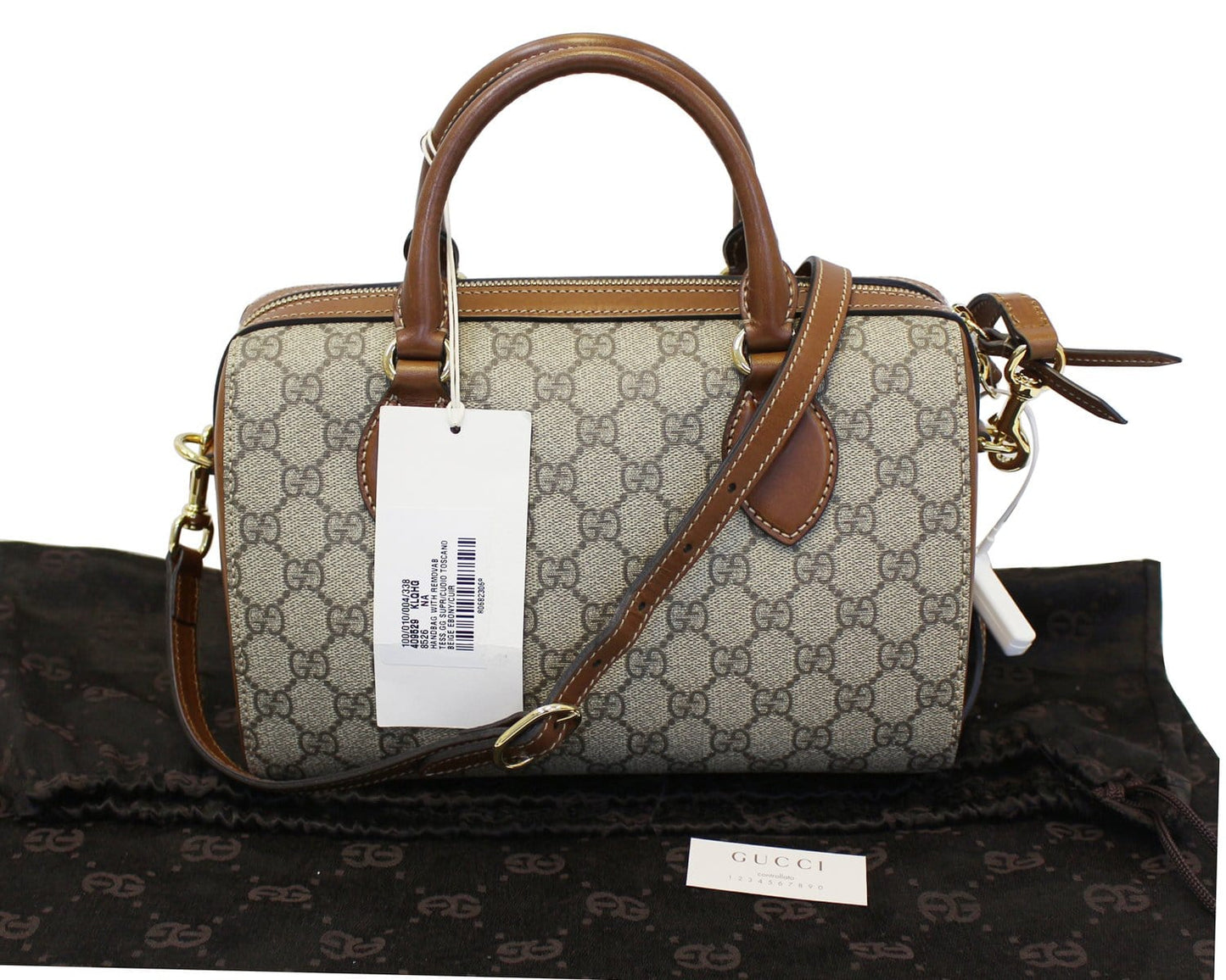 Gucci Supreme Boston Travel Bag Monogram
