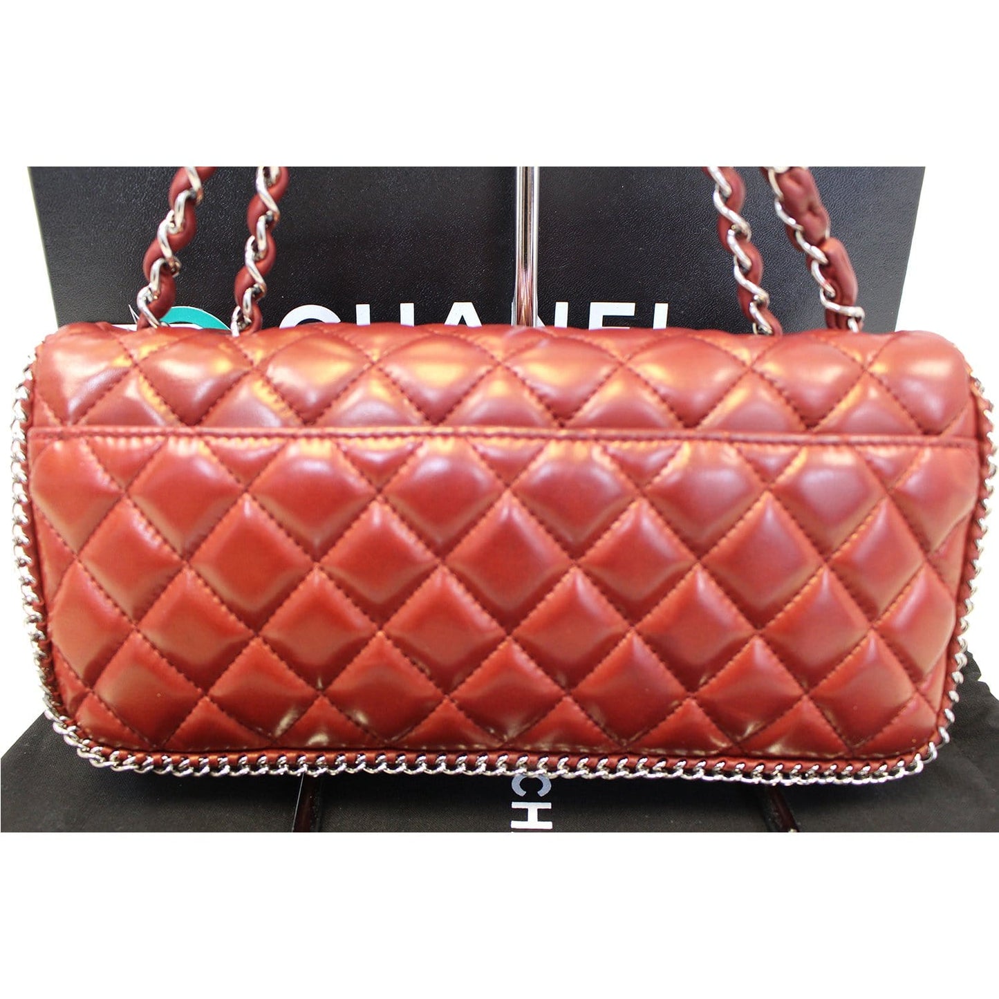 Chanel Classic Single Flap Around Quilted Lambskin Travel Bag