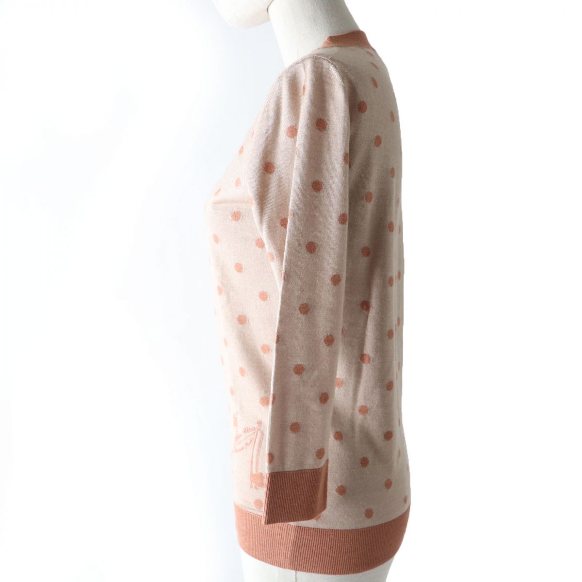 Knit Main: Cashmere, Main: Silk, Part: Rayon Brown Travel Bag