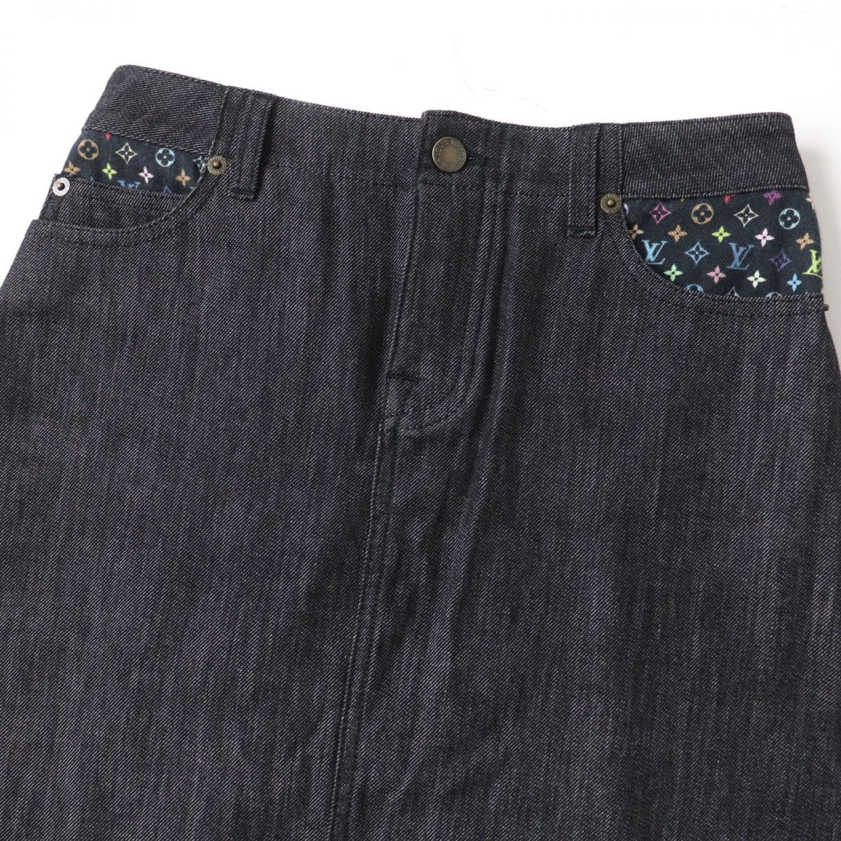 Louis Vuitton 34 Cotton Black Multicolor Apparel