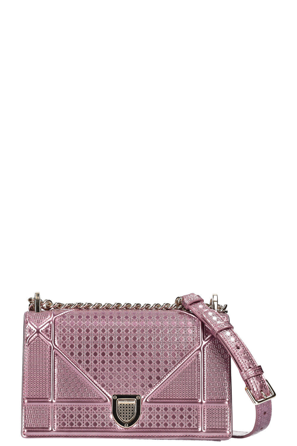 Dior Crossbody Bag ama Bag Metallic Pink