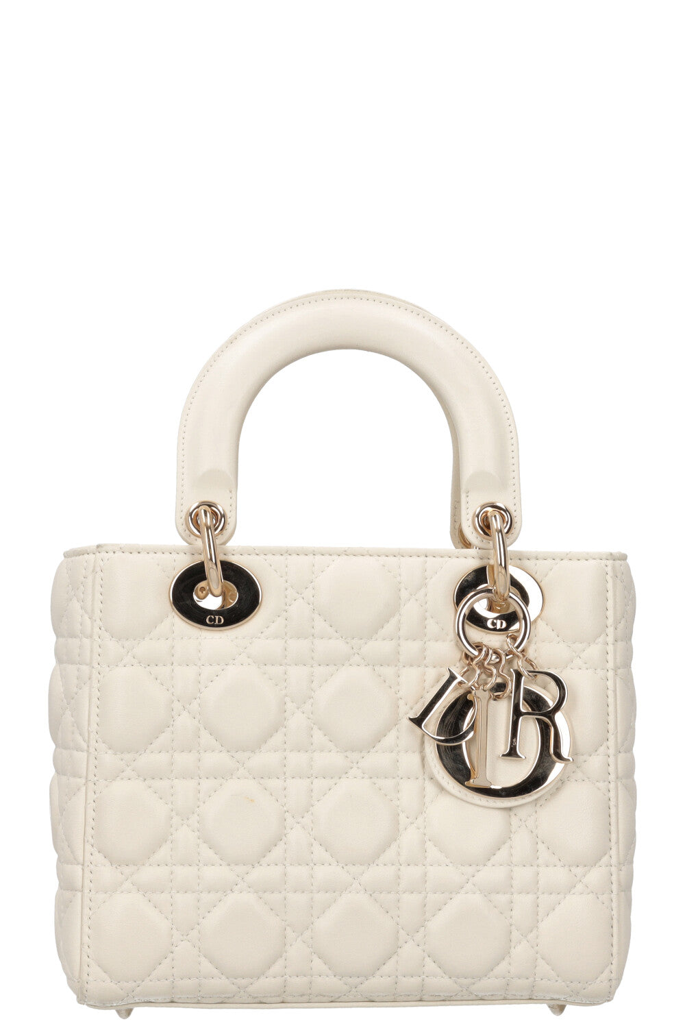 Dior Crossbody Bag Lady My ABC Bag White Small