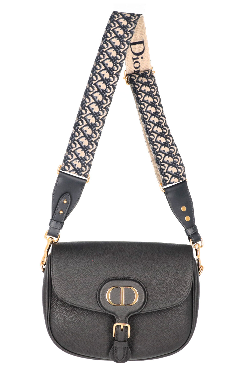 Dior Crossbody Bag Bobby Bag Leather Black Large Bag Leather Black