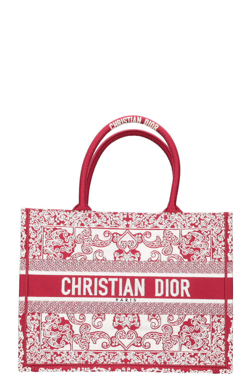 Dior Book Tote & White Red Tote Bag