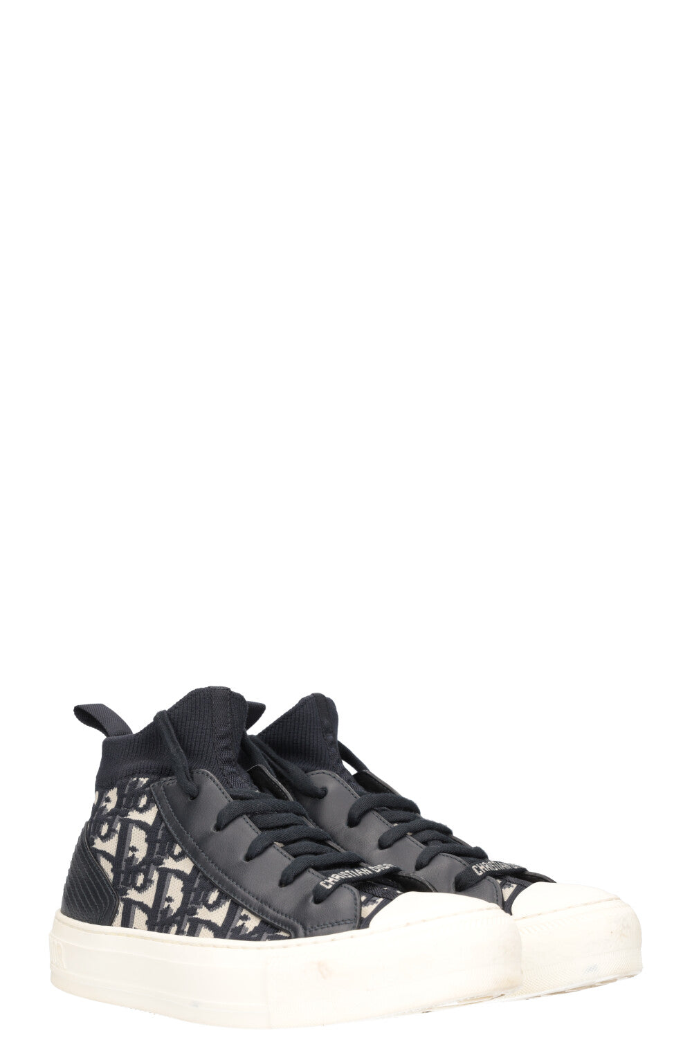 Dior Handbag Walk'N' Sneakers Oblique 3 Blue Shoes