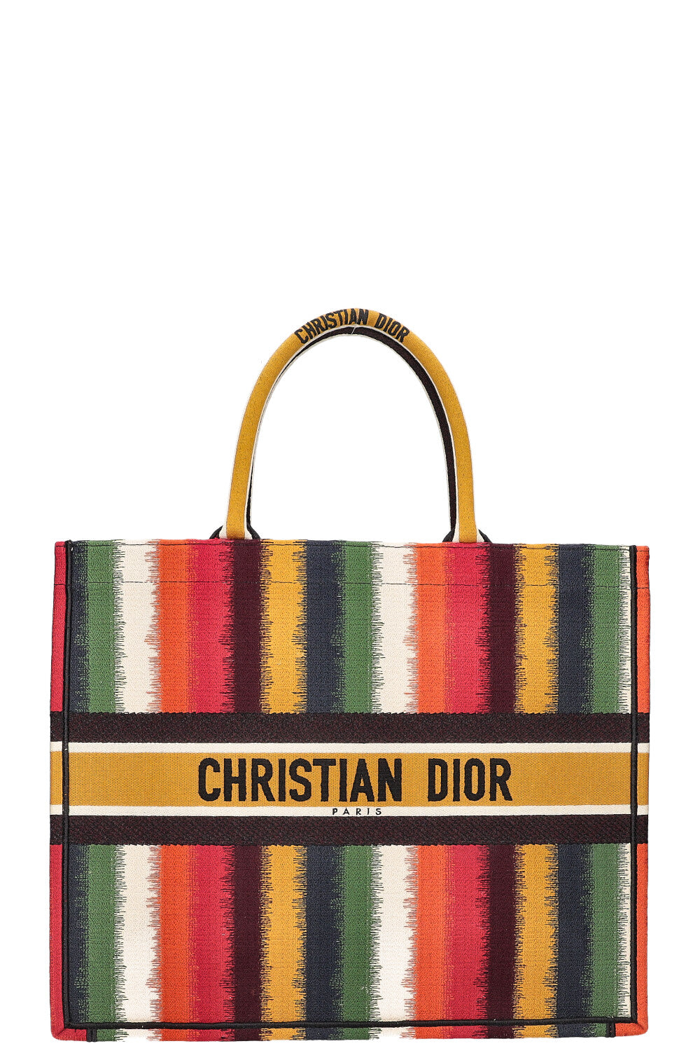 Dior Tote Bag Book Tote Striped Multicolor
