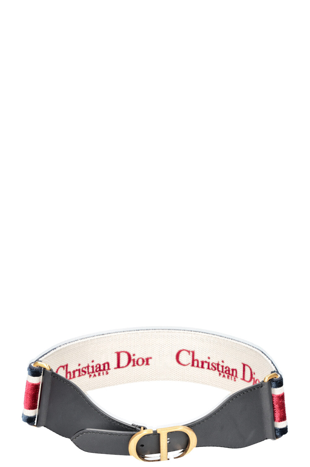 Dior Belt & Canvas Blue Red