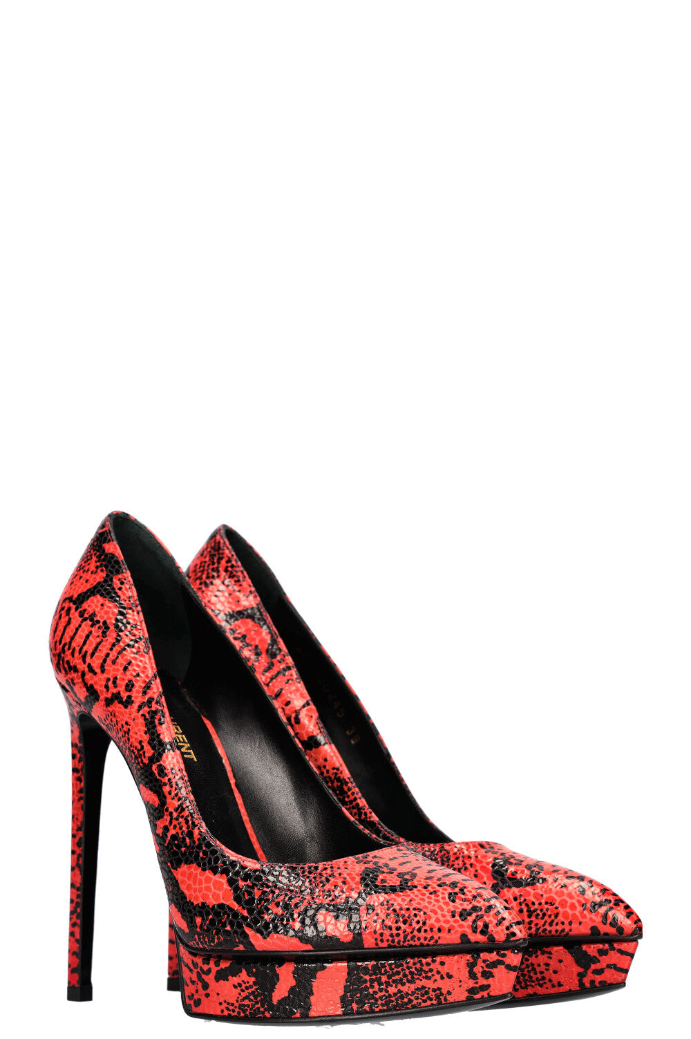 Janis Heels Snake Red Shoes