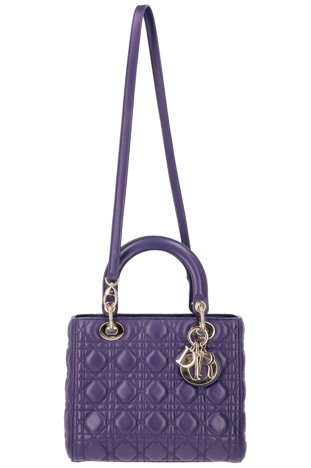 Dior Handbag Lady Purple