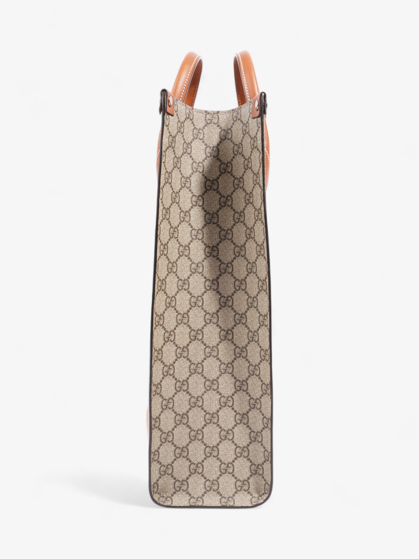 Gucci Interlocking Web Tote Lunar New Year Limited Canvas Brown Tote Bag