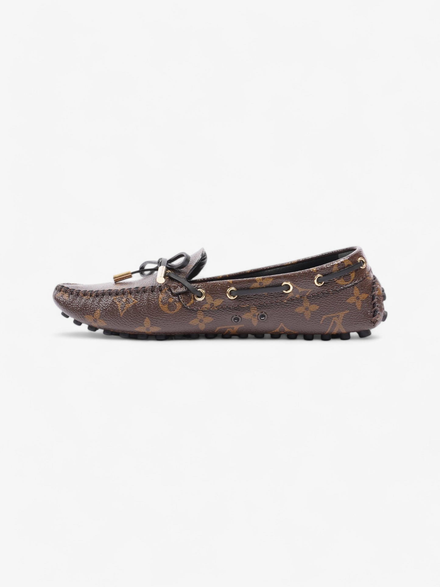 Louis Vuitton Gloria Flat Loafer Coated EU Monogram Canvas Coated Canvas Apparel