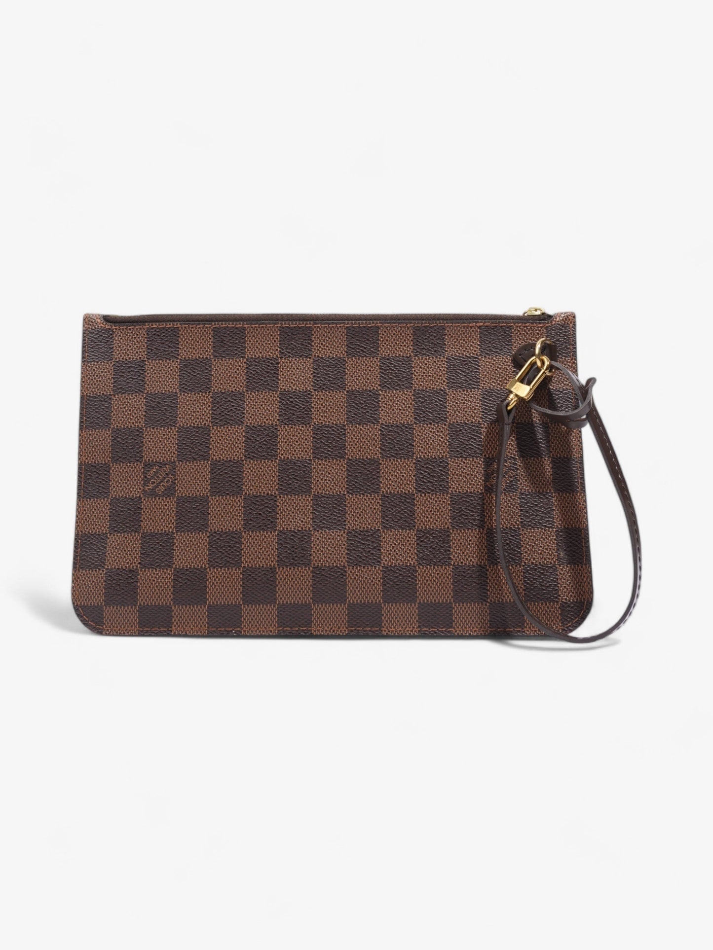 Louis Vuitton Neverful Pochette Ebene Coated Damier Canvas Coated Canvas Apparel